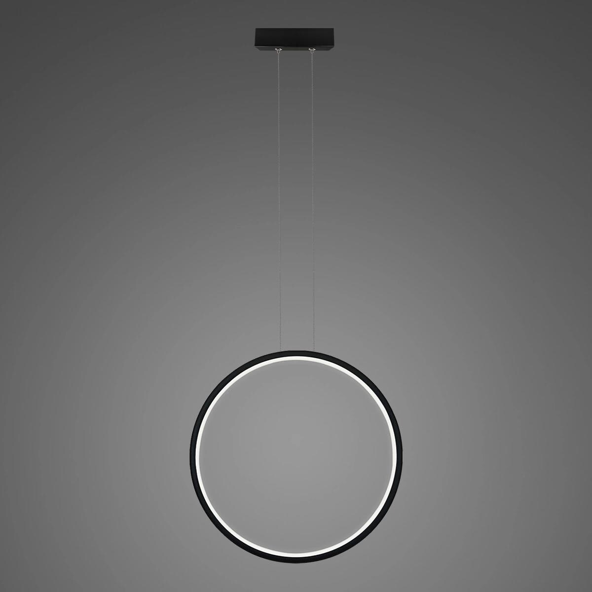 Lampa wisząca Ledowe Okręgi No.1 X 40cm 4k 22W czarny