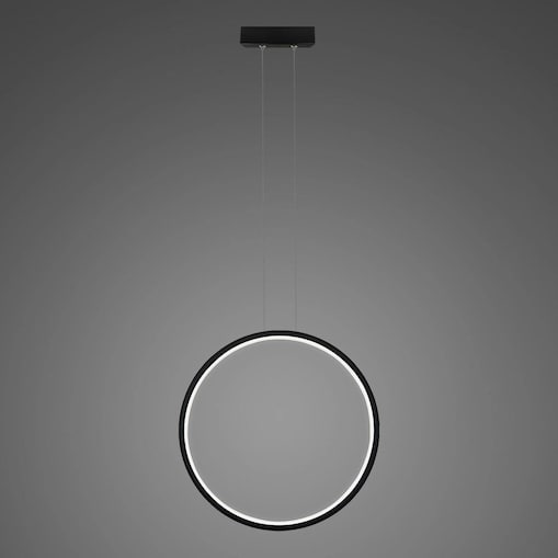 Lampa wisząca Ledowe Okręgi No.1 X 40cm 4k 22W czarny