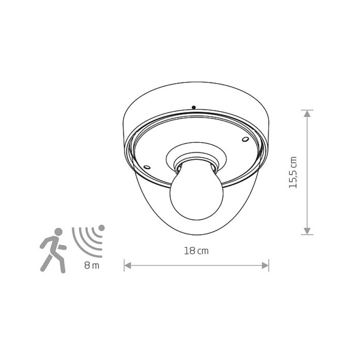 Lampa sufitowa 7977 NOOK SENSOR Czarny Nowodvorski
