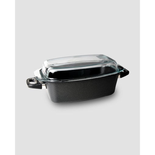 Brytfanna AMT z pokrywą 33x21 cm - Bez indukcji