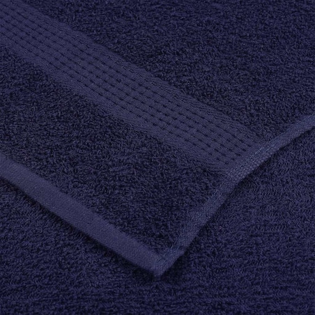 vidaXL Ręczniki kąpielowe 2 szt. Granatowy 360 gsm 100% bawełna
