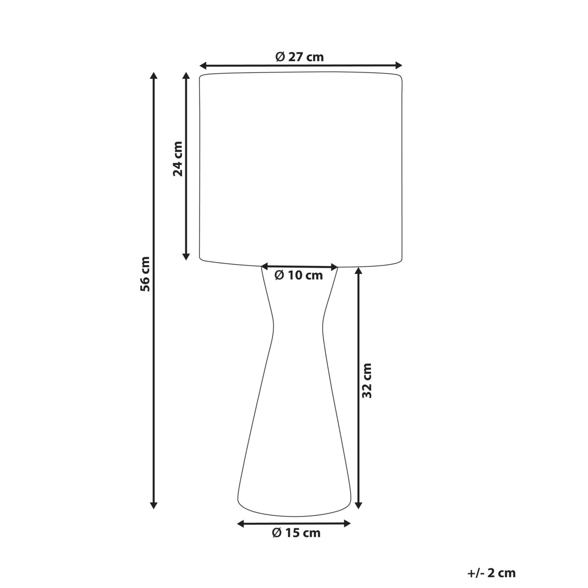 Lampa stołowa ATRAI Hiacynt wodny Naturalny