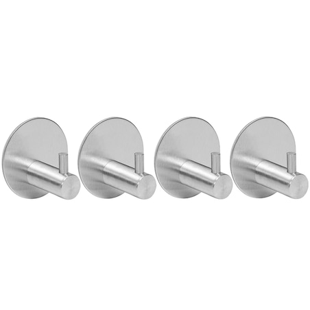 Wieszaki ścienne samoprzylepne zestaw 4 szt. komplet haczyki