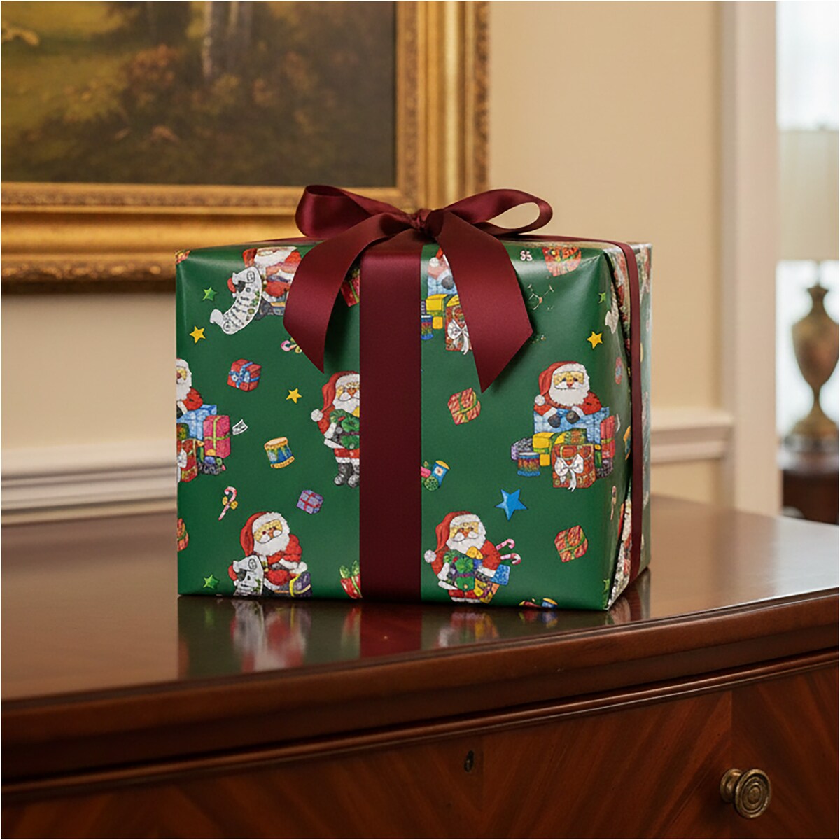 Papier do pakowania prezentów 20 METRÓW MEGAROLKA Świąteczny Do Paczek Ozdobny