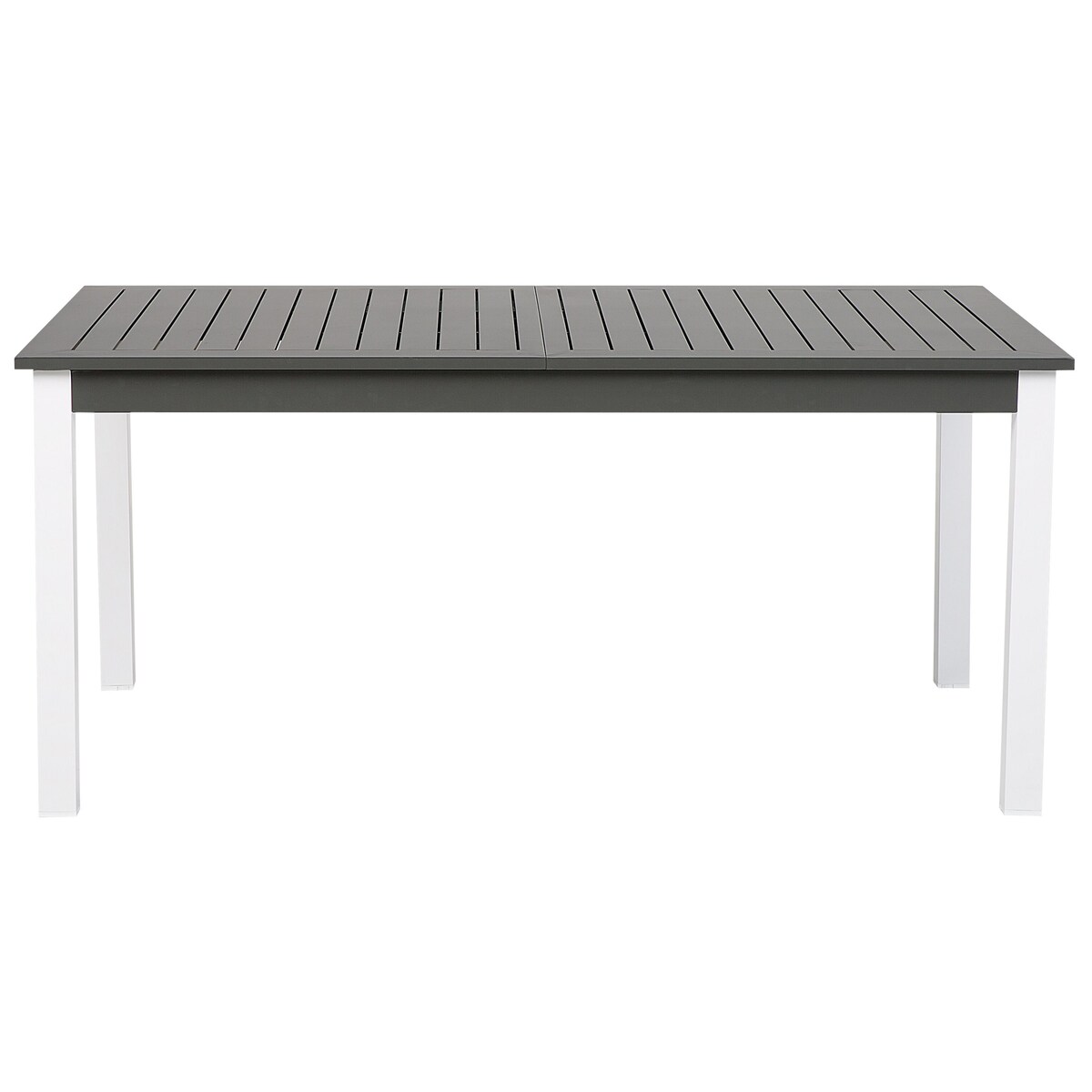 Stół ogrodowy rozkładany PANCOLE 168/248 cm 100 cm Metal Szary