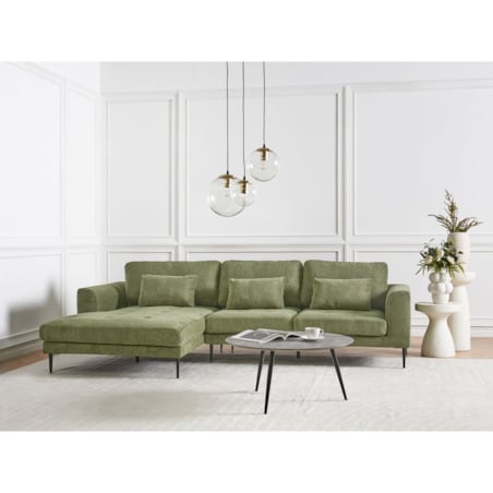 Narożnik prawostronny zielony FLAM