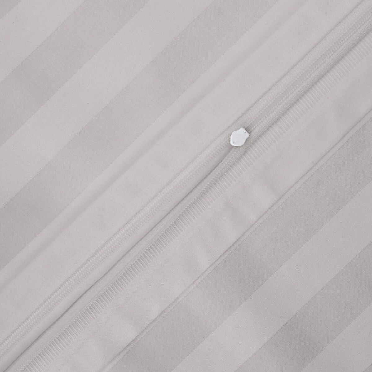 Pościel bambusowa satyna bawełniana 220x200 Bamboo paski, szara