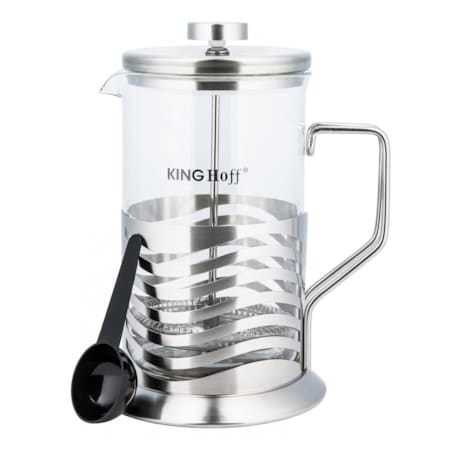 Zaparzacz tłokowy do kawy herbaty french press 800ml KINGHOFF