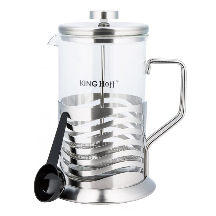Zaparzacz tłokowy do kawy herbaty french press 800ml KINGHOFF
