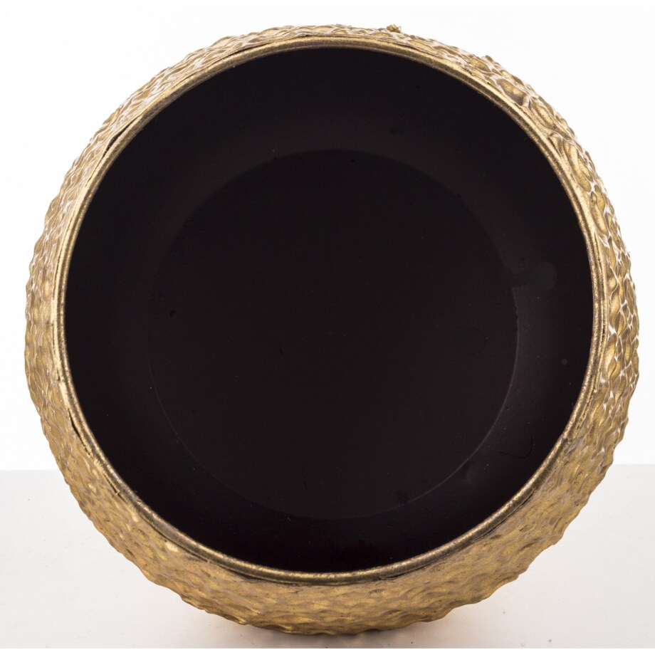 Osłonka metalowa złota 23x21x21 cm CHIUSURA