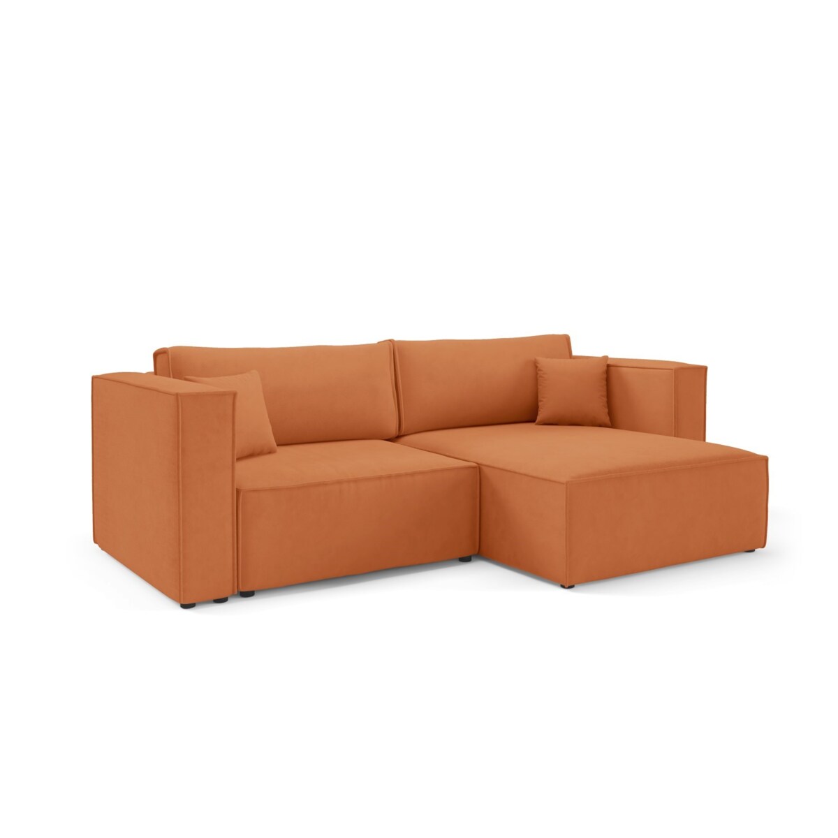 Narożnik KEYMON z funkcją spania welurowa tkanina Kolor: Gerra 627