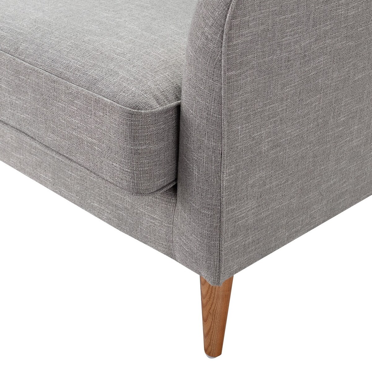 Fotel Venuste linen grey, 78 x 90 x 90 cm