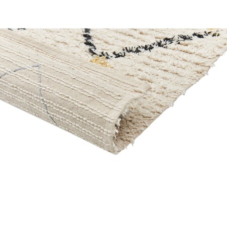 Dywan bawełniany 140 x 200 cm beżowy TEZPUR