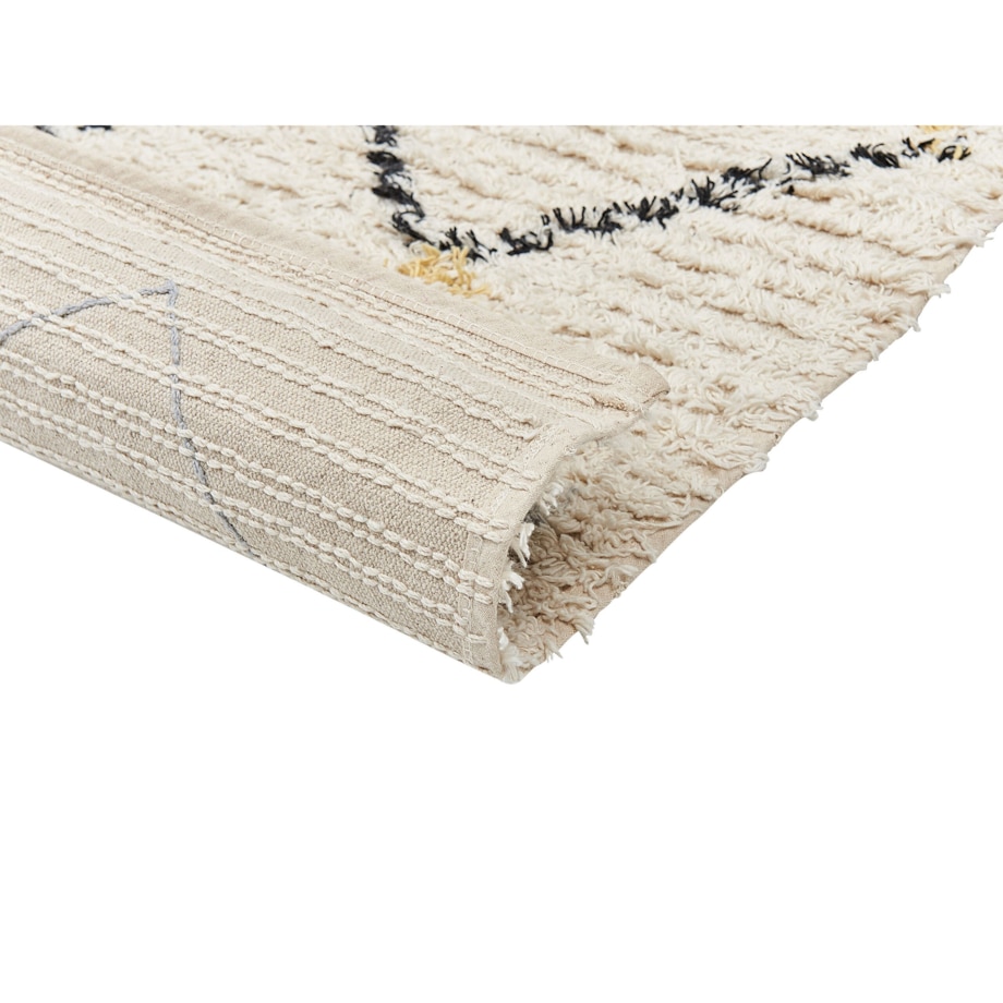 Dywan bawełniany 140 x 200 cm beżowy TEZPUR