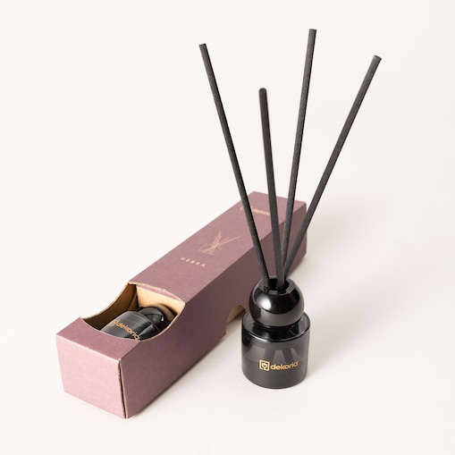 Dyfuzor zapachowy z patyczkami Herra, 5x5x25 cm