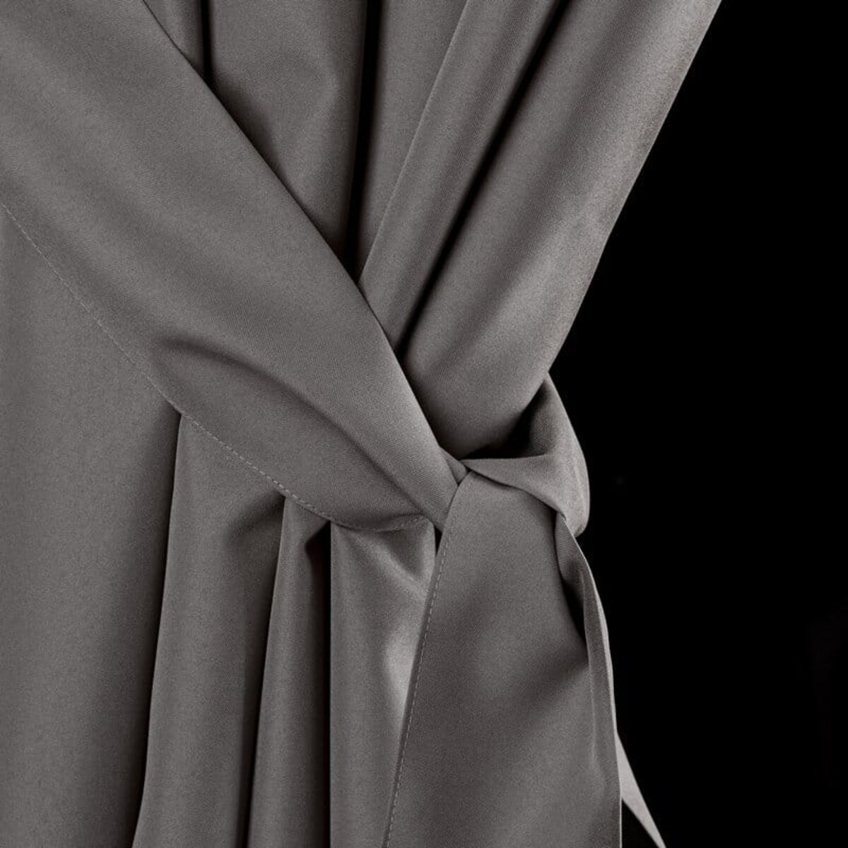 Zasłona Ogrodowa Tarasowa Wodoodporna na Szelkach 155 x 200 Ciemnoszara