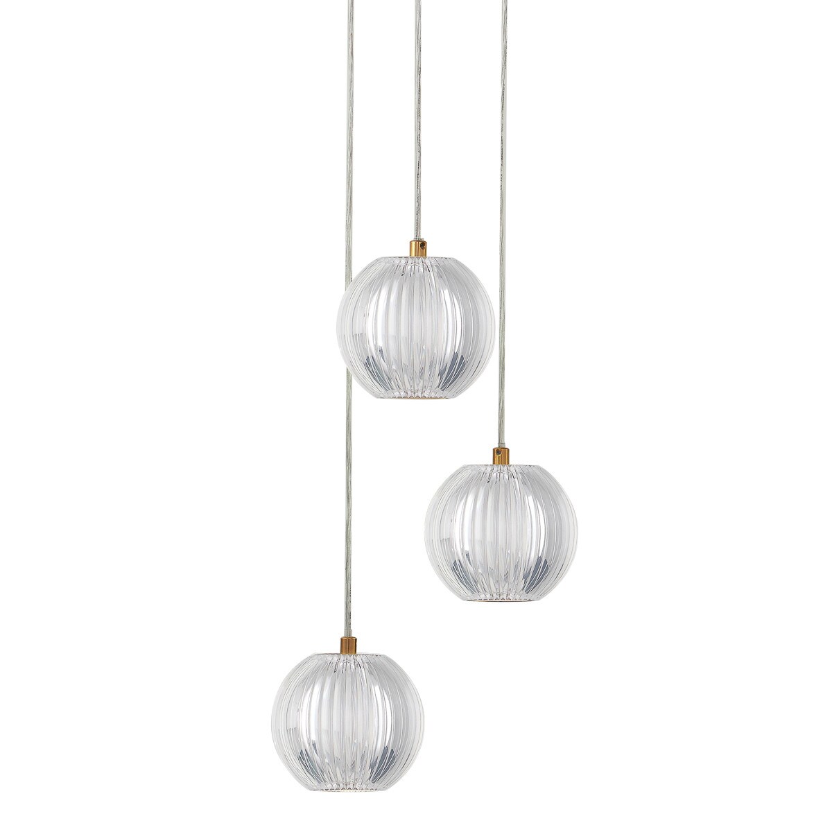 Lampa sufitowa wisząca Light Prestige Brillant złoty LED CCT 3000K/4000K/6000K (regulowana) 1 szt.