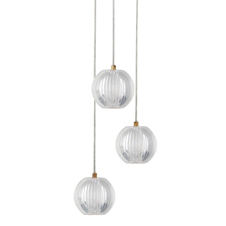 Lampa sufitowa wisząca Light Prestige Brillant złoty LED CCT 3000K/4000K/6000K (regulowana) 1 szt.