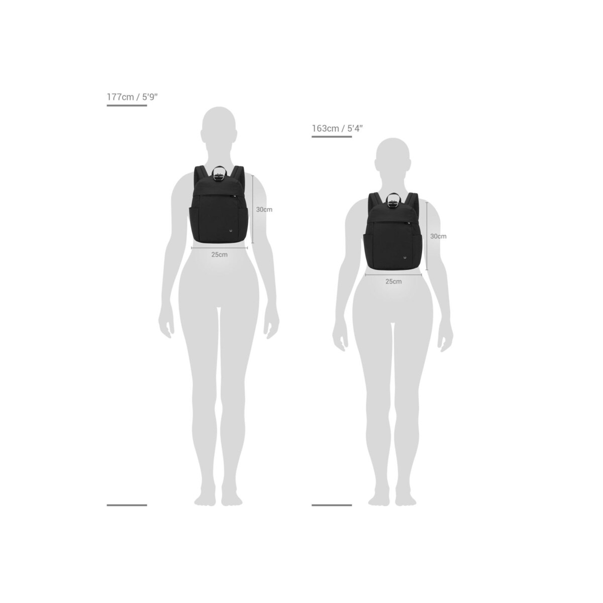 Plecak mini damski antykradzieżowy 8L Pacsafe Citysafe CX Econyl® - różowy