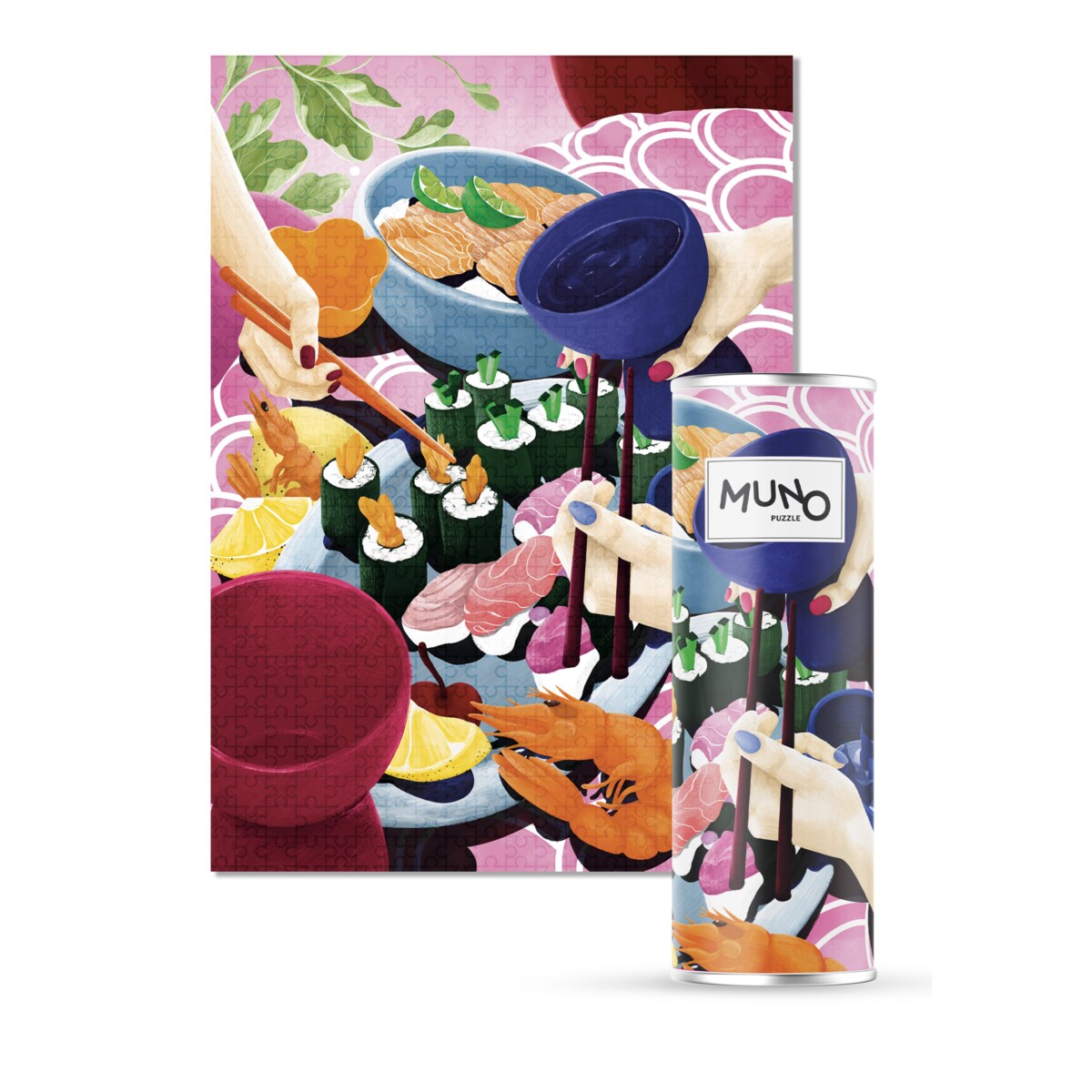 Muno Puzzle "Munomaki" by Anna Jeziorska Puzzle 1000 el. w ozdobnej tubie