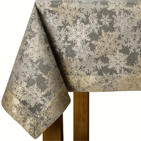 Obrus Magiczne Święta - 130x200 cm - złoty