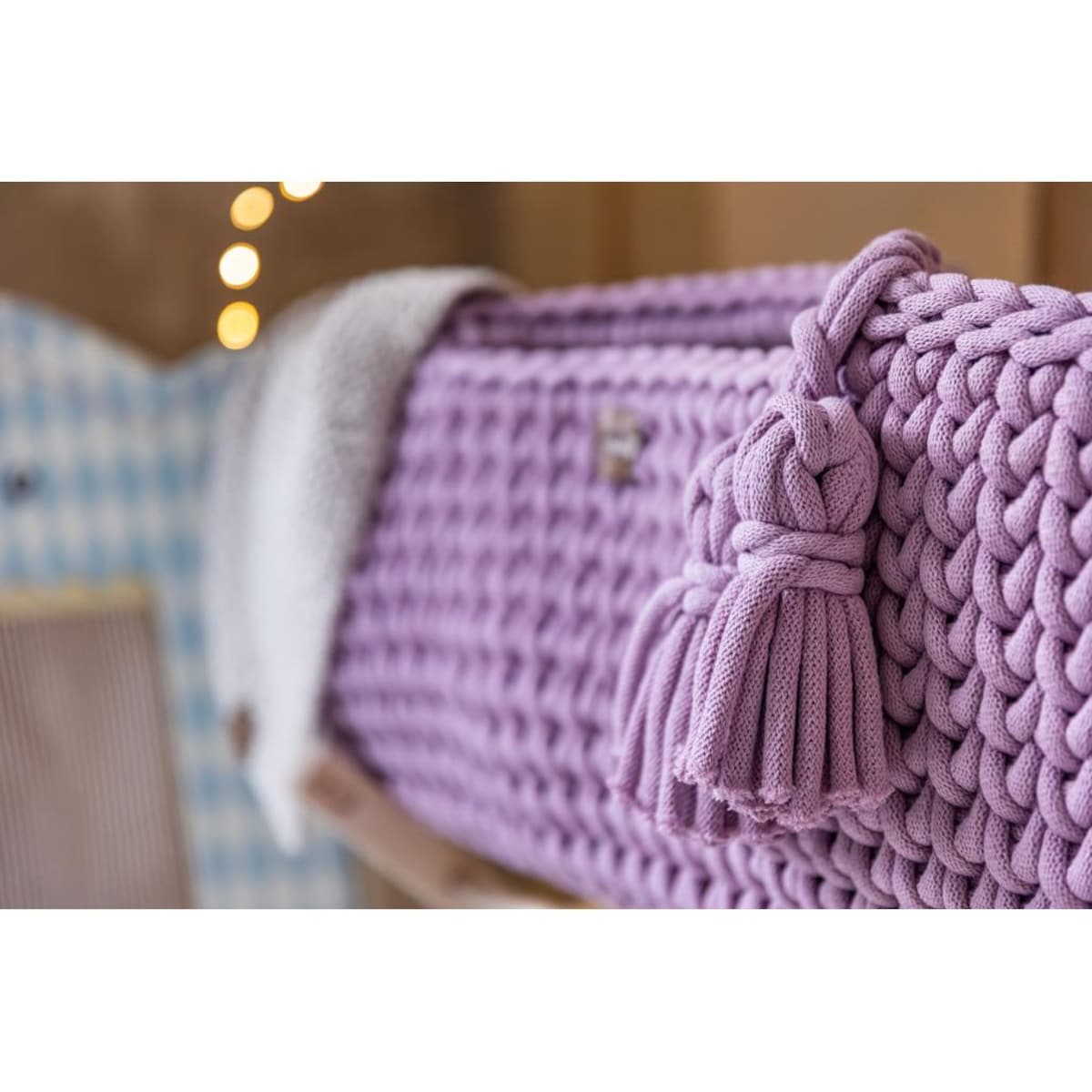 Kosz Mojżesza Happy Moses - Brudny Róż