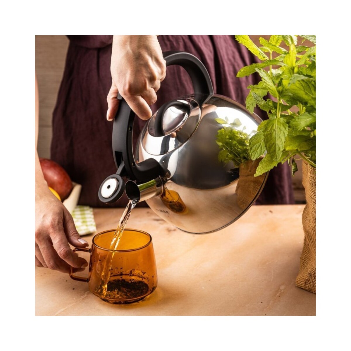 Klausberg czajnik z gwizdkiem 2,5l KB7910