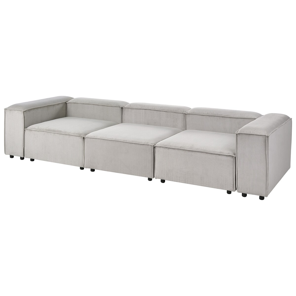 ARDAL dla 3 osób Sofa modułowa Beżowoszary Sztruks