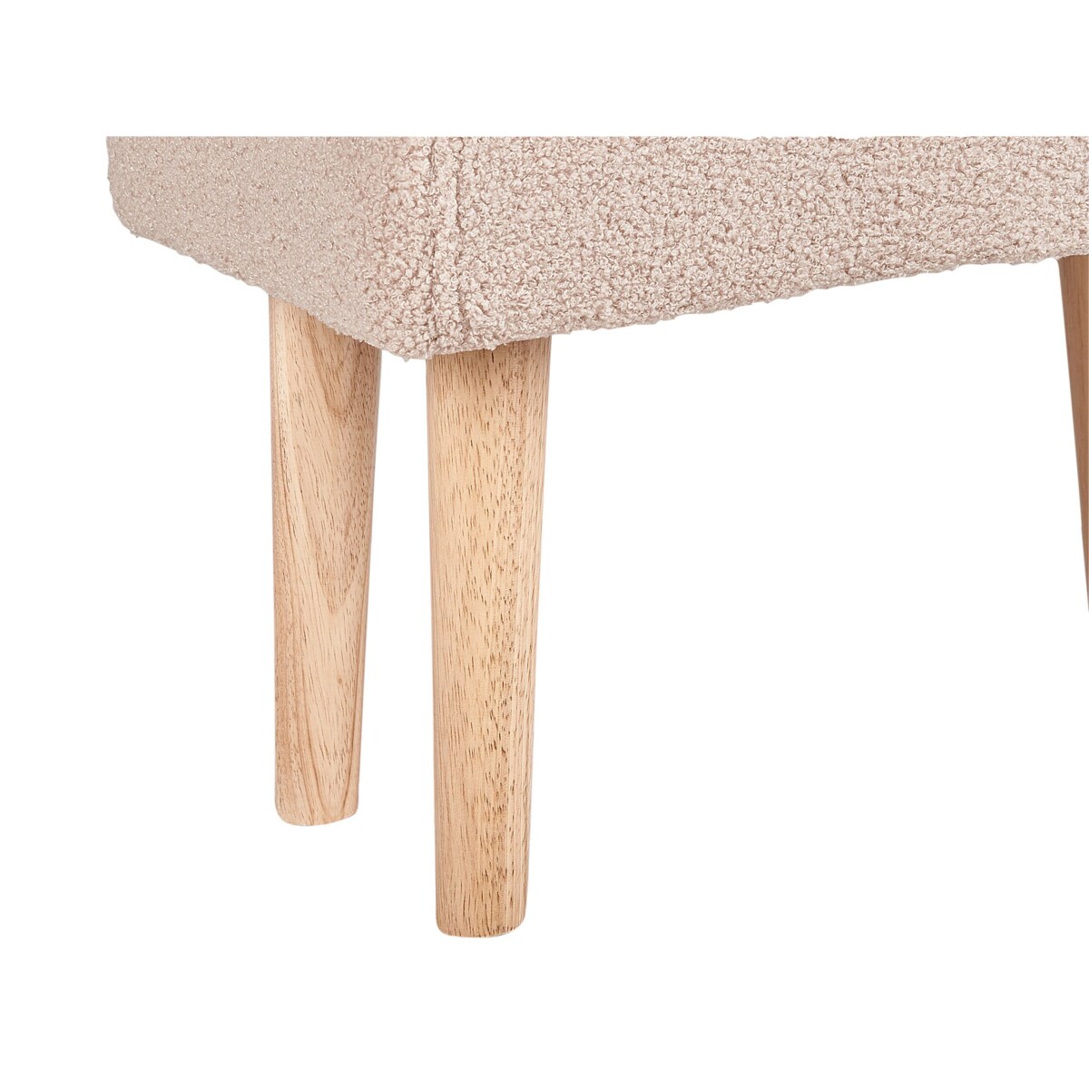 Stołek boucle beżowy TAKOMA