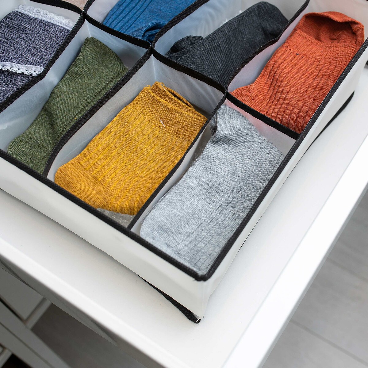 Organizer Do Szuflady Szafy Na Bieliznę Skarpetki Ubrania Wkład Do Szuflady