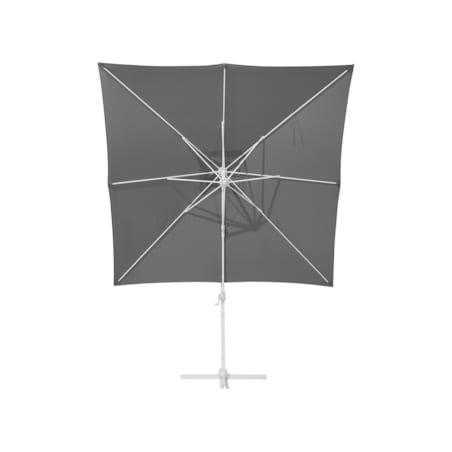 Parasol ogrodowy 250 x 250 cm ciemnoszary MONZA