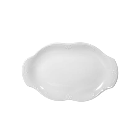 Półmisek owalny 24 cm Kamelia Biała C000