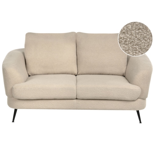 Sofa dla 2 osób KJAER Boucle Jasnobeżowy