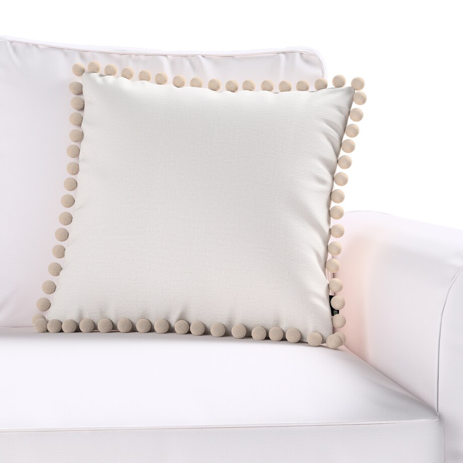 Poszewka Wera na poduszkę 45x45 śmietankowy biały