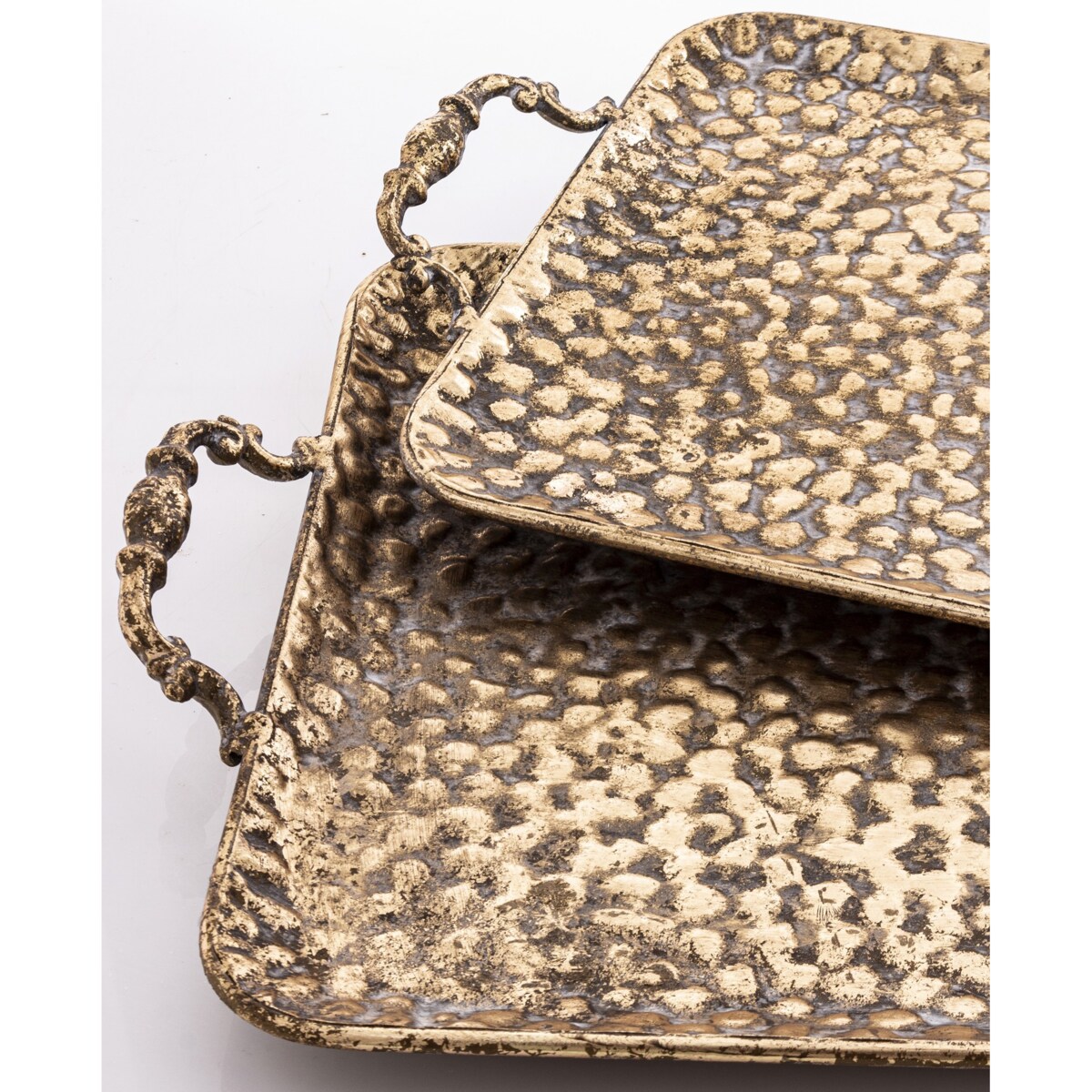 Taca złota ozdobna 2 szt. 57x30 cm RICO