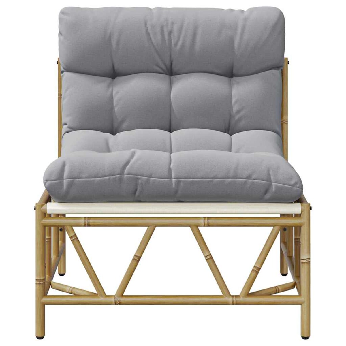 vidaXL Krzesło Ogrodowe 2 pcs Jasnoszary 75 x 75 x 71 cm Stal