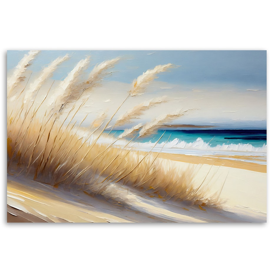 Feeby Obraz, Plaża morze wydmy 120x80 cm