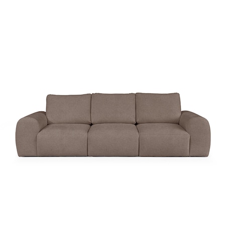 Mirel Sofa 3 osobowa brązowa