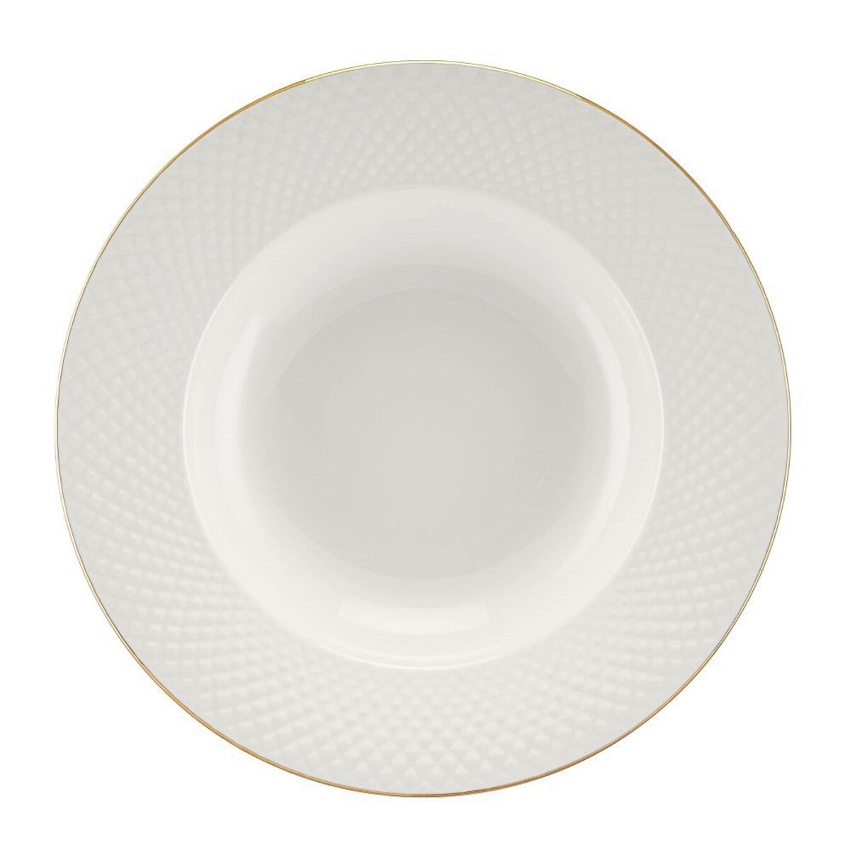 VILLA ITALIA Serwis obiadowy porcelanowy na 6 osób BARI GOLD