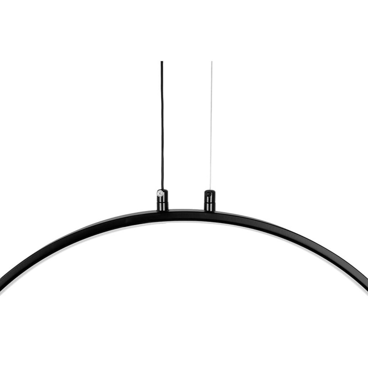 Wisząca lampa do salonu Circulo MSE010100372 Moosee LED 34W 3000K okrąg czarny