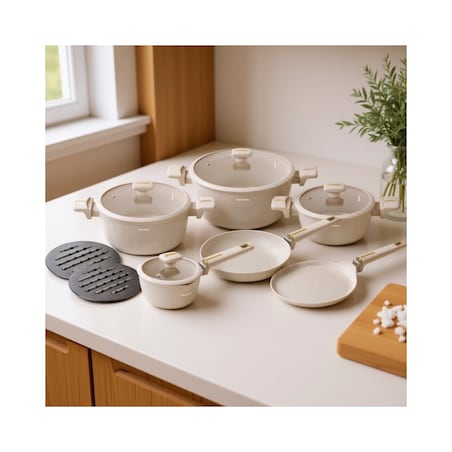 Klausberg zestaw 12 garnków marmurkowych 63912