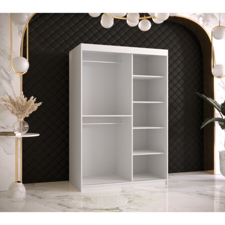 Szafa przesuwna Garderoba RAMIRO 2 120 gł. 62 biały