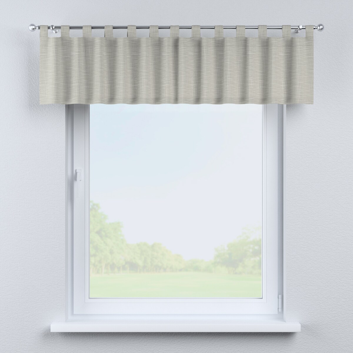 Lambrekin na szelkach 390x40 beżowy