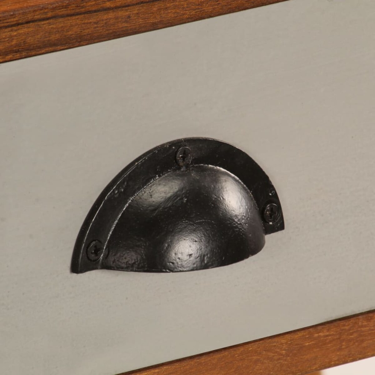 vidaXL Biurko, 110x50x90 cm, lite drewno akacjowe