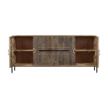 Komoda z drewna mango Sun 180 cm