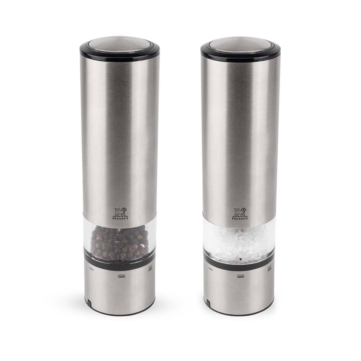Zestaw młynków elektrycznych do soli i pieprzu Elis Sense Duo, 14 cm, Peugeot