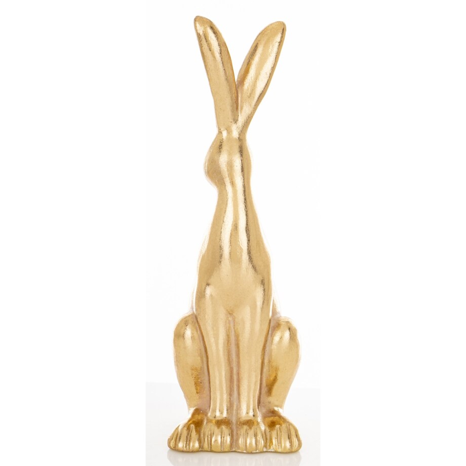 Dekoracja - złoty królik 30x10x12 cm SVELTA