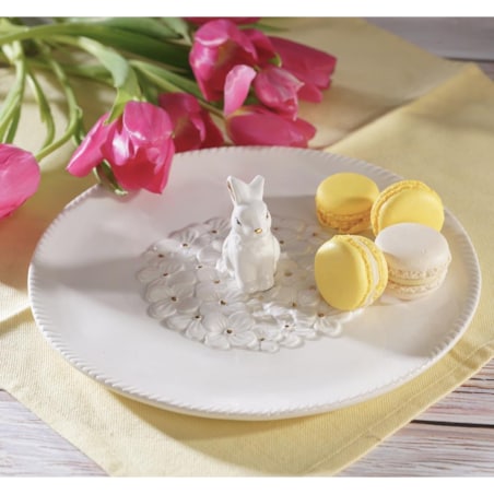 VILLA ITALIA Talerz wielkanocny z zajączkiem 24 cm BUNNY