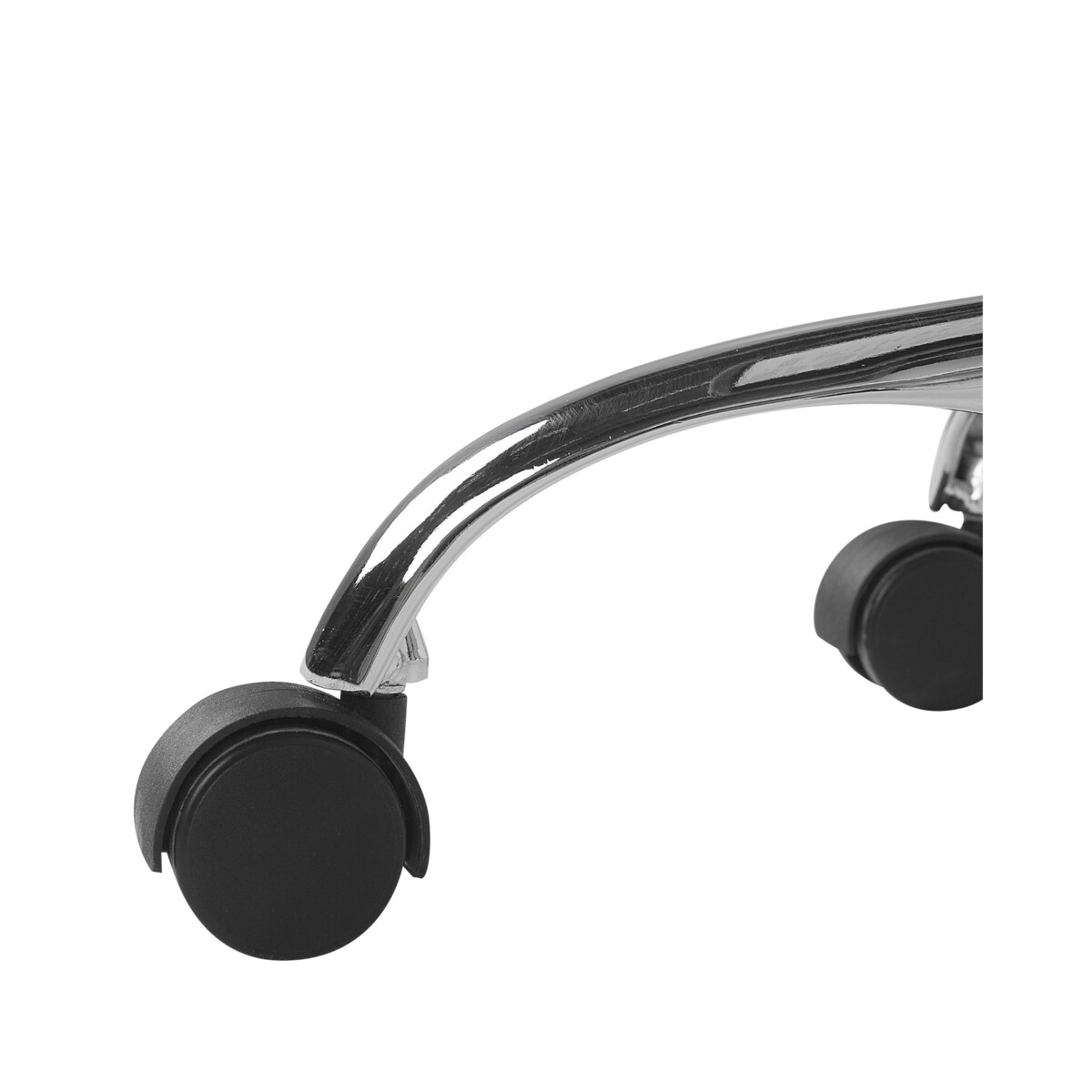 Krzesło biurowe regulowane welurowe czarne SELMA