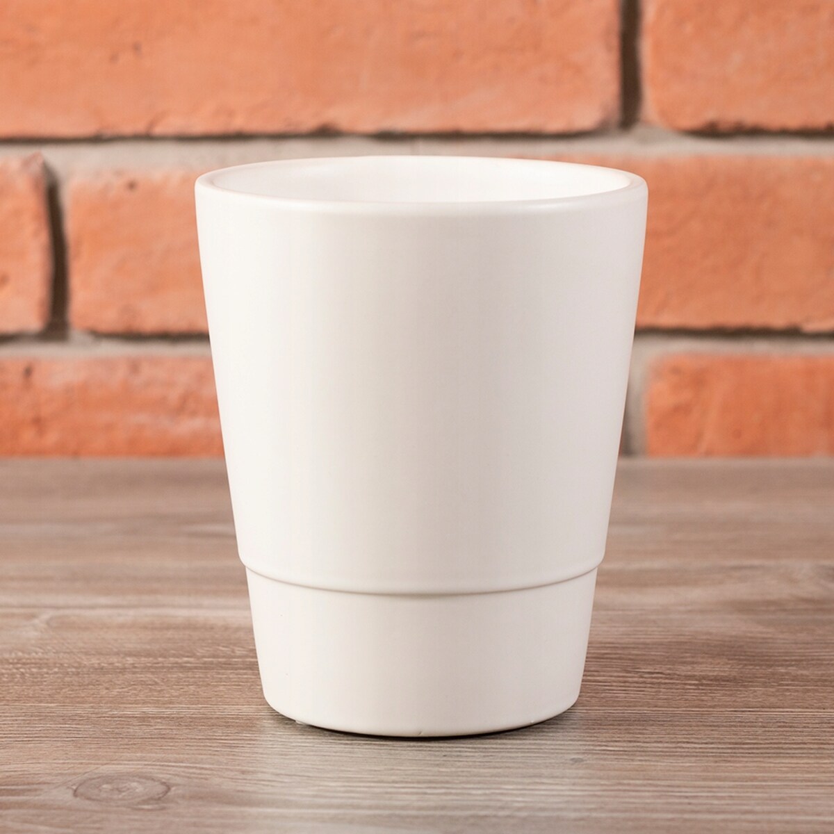 DONICA BIAŁA na storczyki CERAMICZNA śr. 13cm